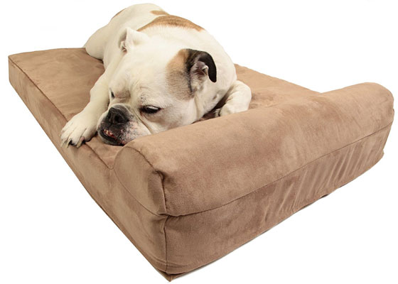 Big Barker Mini - 4" Pillow Top Orthopedic Dog Bed with Headrest