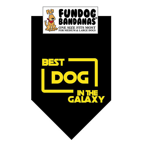Best Dog in the Galaxy Dog Bandana
