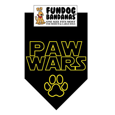 Paw Wars Dog Bandana