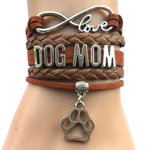 Dog Mom Paw Bracelet