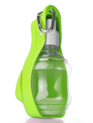 Flexzion Portable Pet Water Bottle - Dog Hiking Gear
