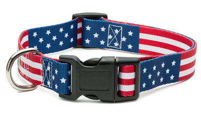 American Flag Dog Collar