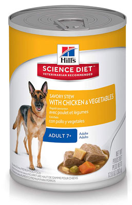 Hill’s Science Diet Savory Stew Chicken and Vegetables for Adult Dogs