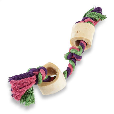 USA Bones & Chews Cotton Rope with Bones