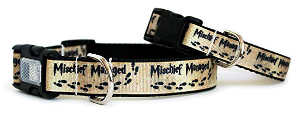 Mischief Managed Dog Collar