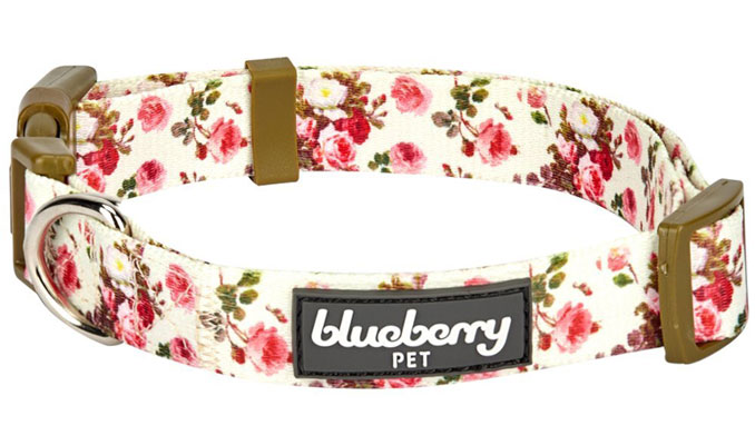 Blueberry Pet Spring Scent Floral Collar