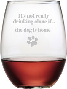 Dog Mom Wine Glass